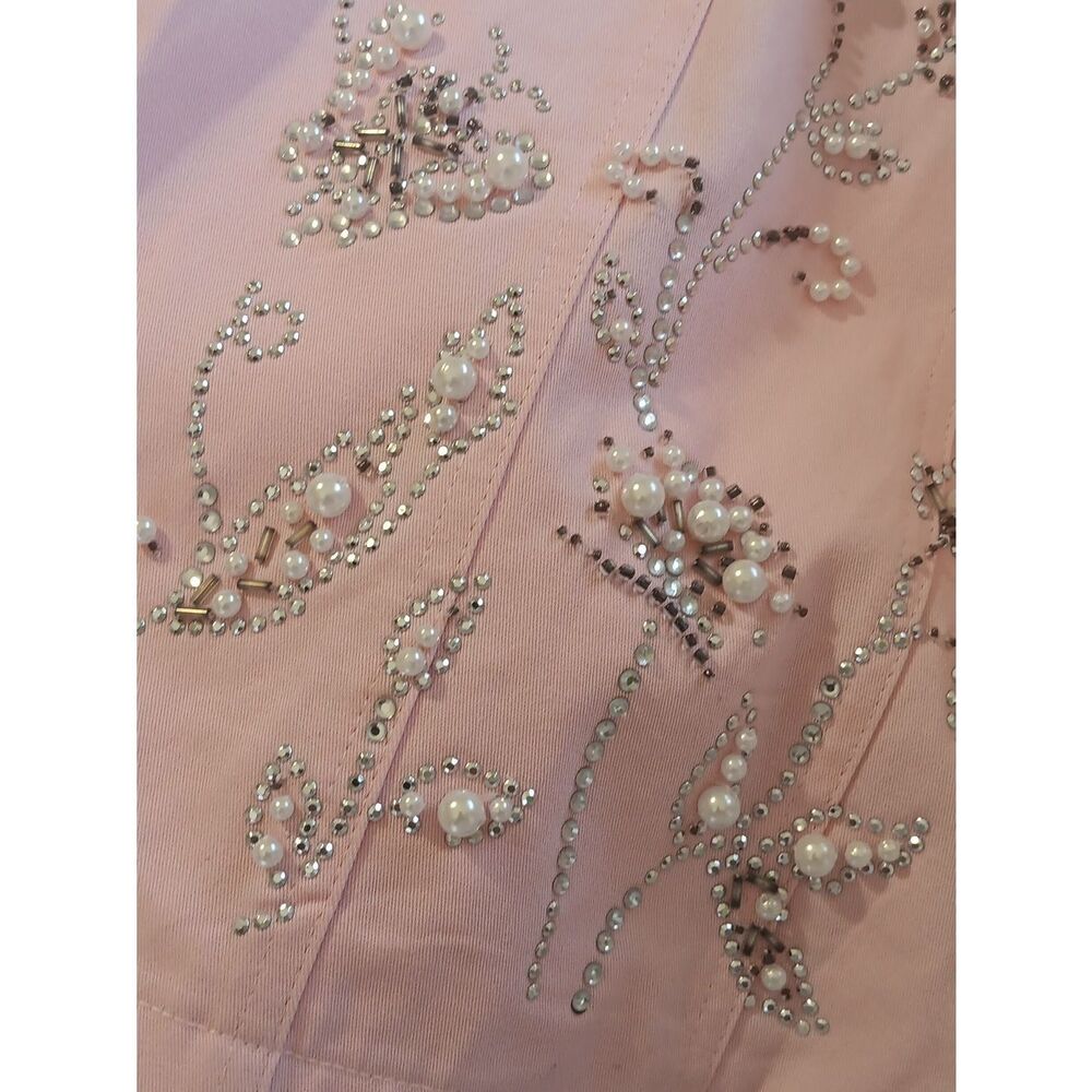 NEW Quacker Factory Pink Denim Jacket - Picture 9 of 9
